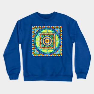 Sunflower Mandala Crewneck Sweatshirt